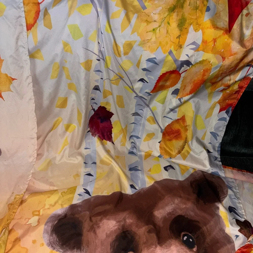 Fall Critter Curtains